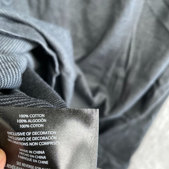 NEW Banana Republic Men's XXL Luxe Touch Performance Polo Shirt Gray Pinstripe - Picture 5 of 8